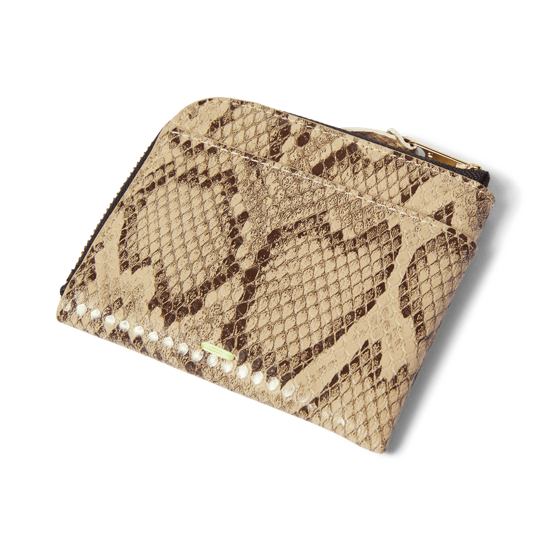 HUF Fuck It Snakeskin Wallet Brown