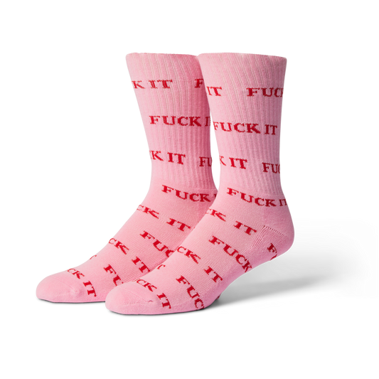 Huf Fuck It Sock Rose
