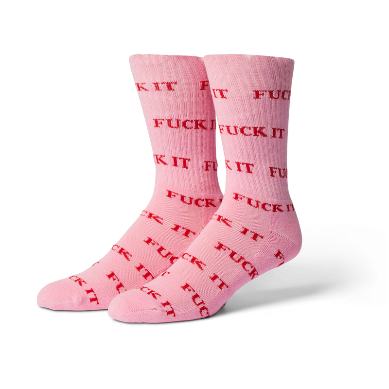 Huf Fuck It Sock Rose