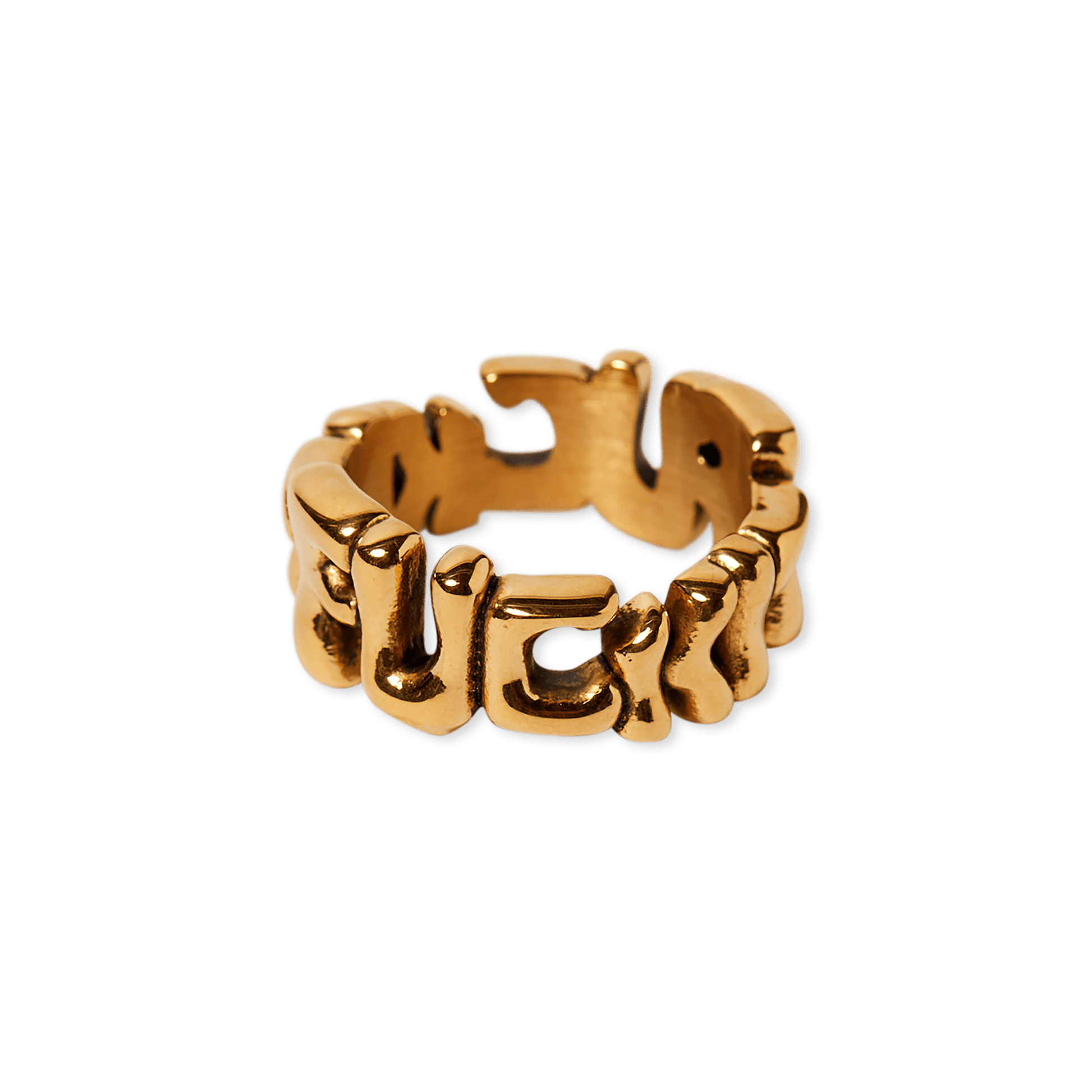 Huf Fuck It Warped Ring Gold