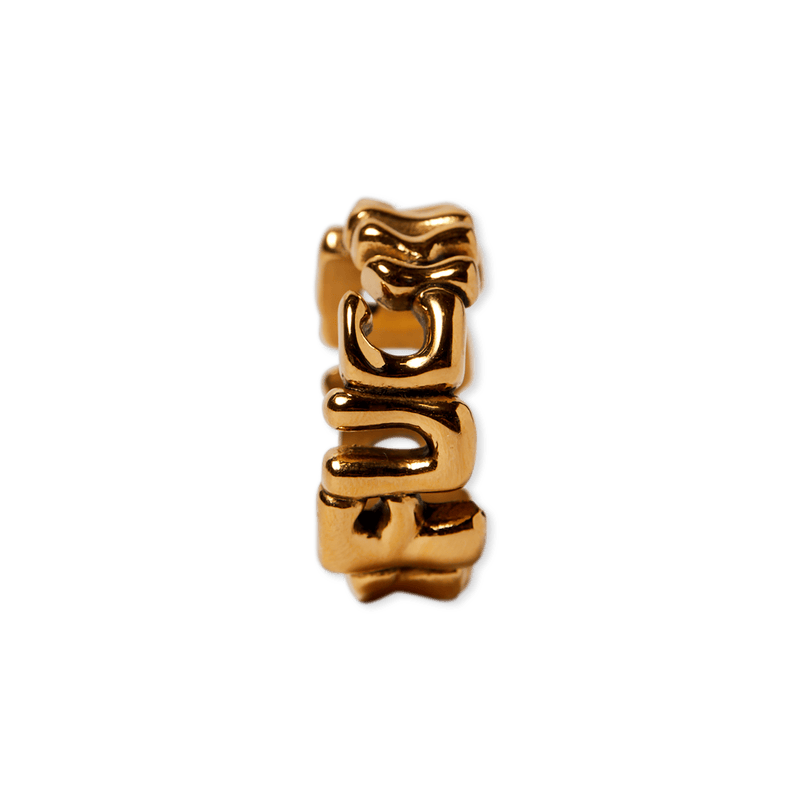 Huf Fuck It Warped Ring Gold