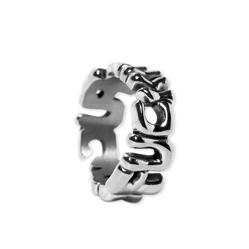 Huf Fuck It Warped Ring Silver