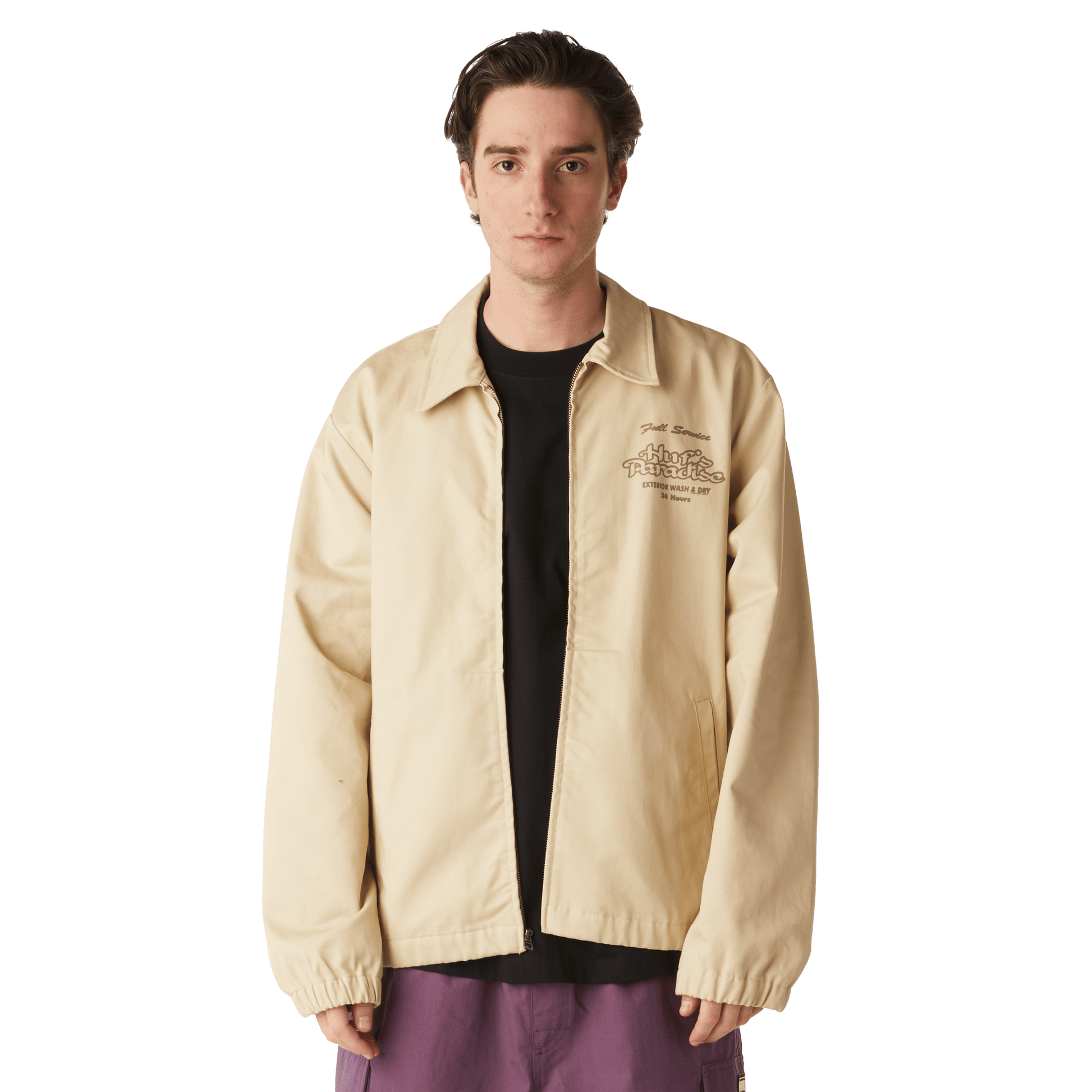 Huf Full Service Shop Jacket Khaki