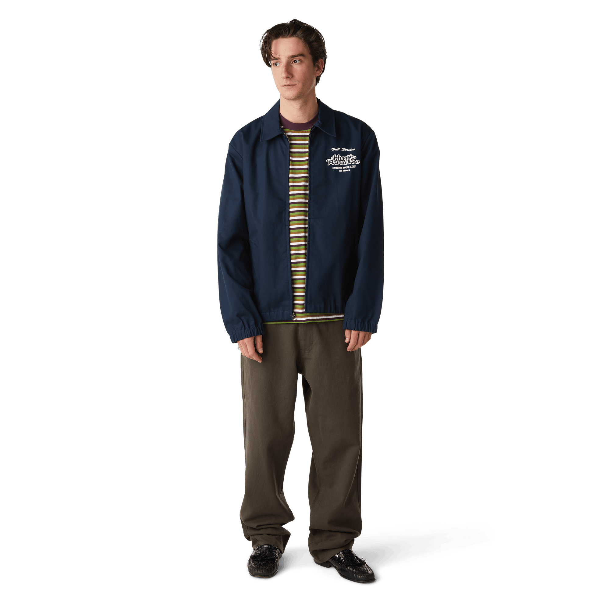 Huf Full Service Shop Jacket Navy