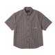Huf Galaxy Plaid Woven Top Dark Brown