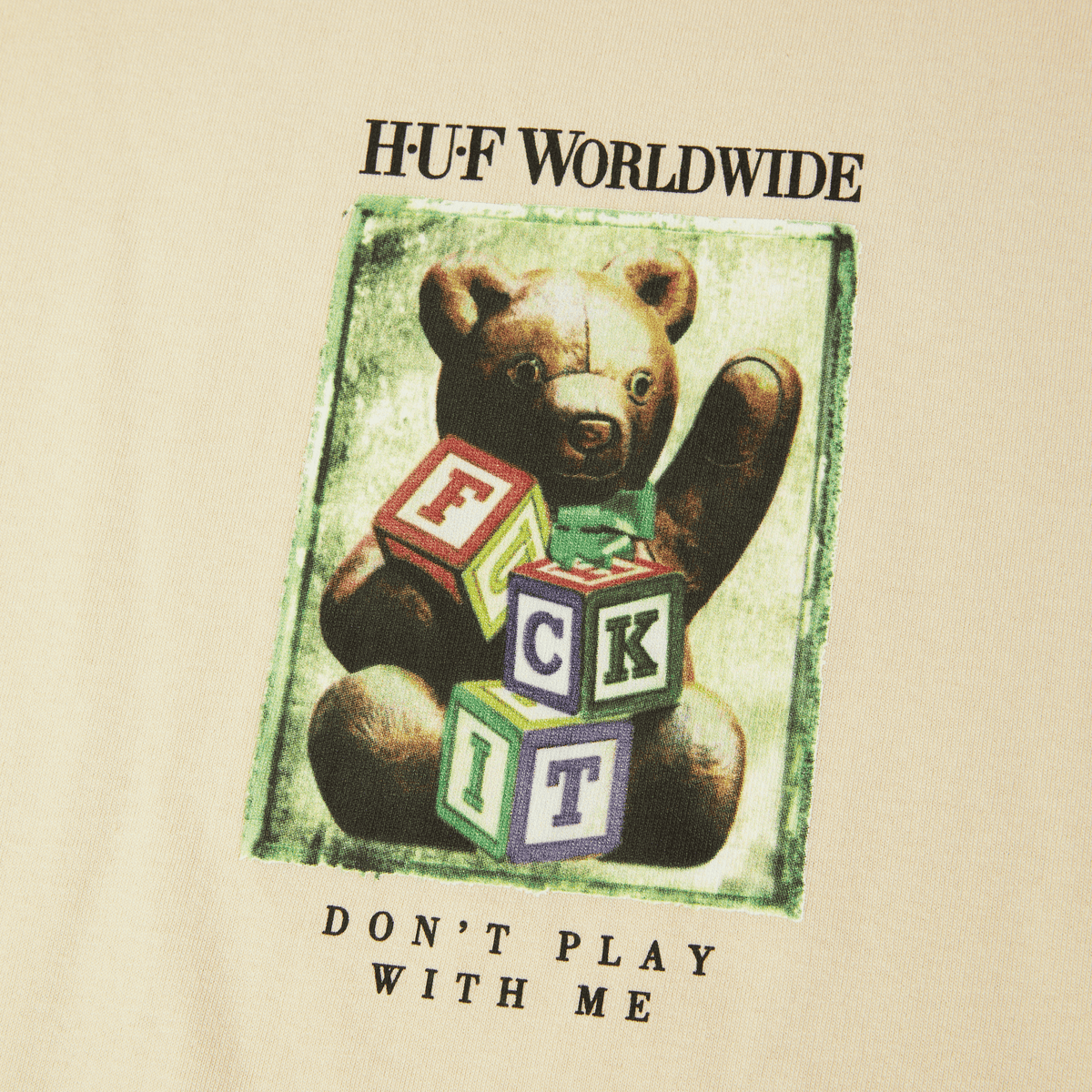 Huf Gift Bear T-Shirt Black