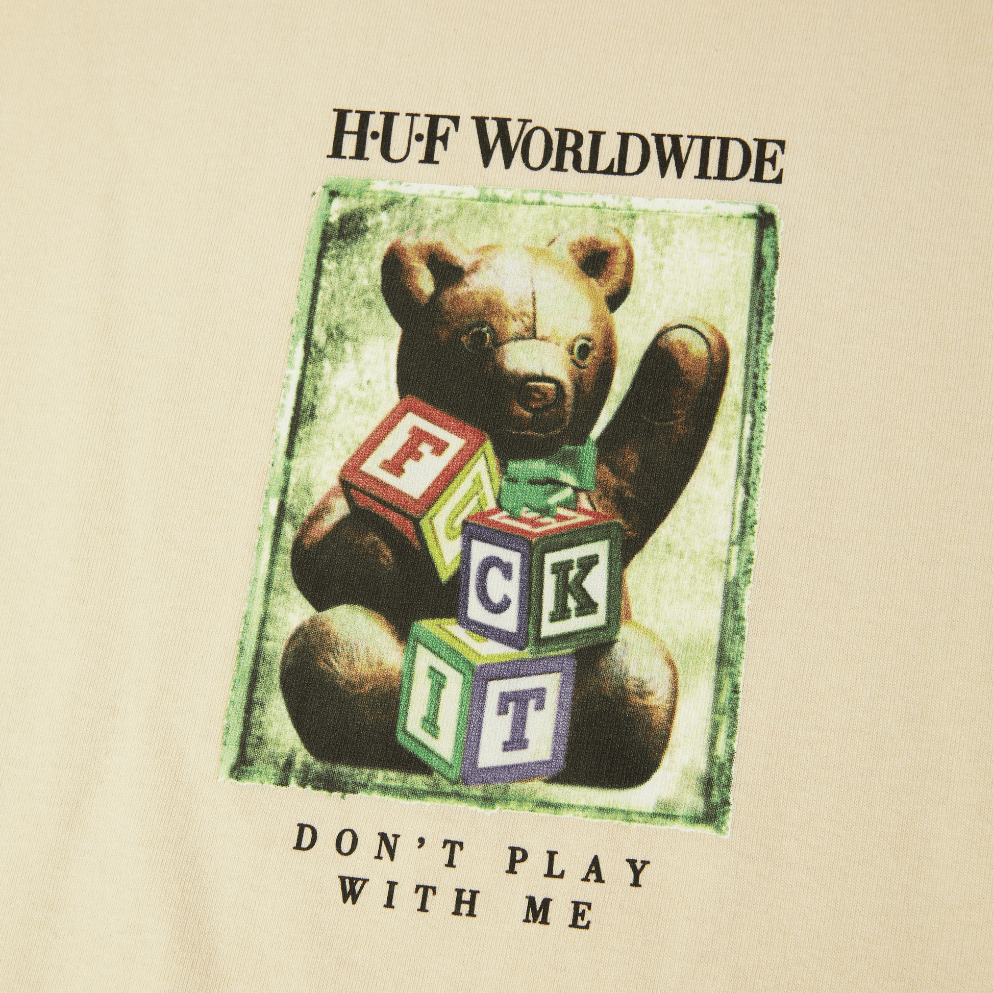Huf Gift Bear T-Shirt Bleach
