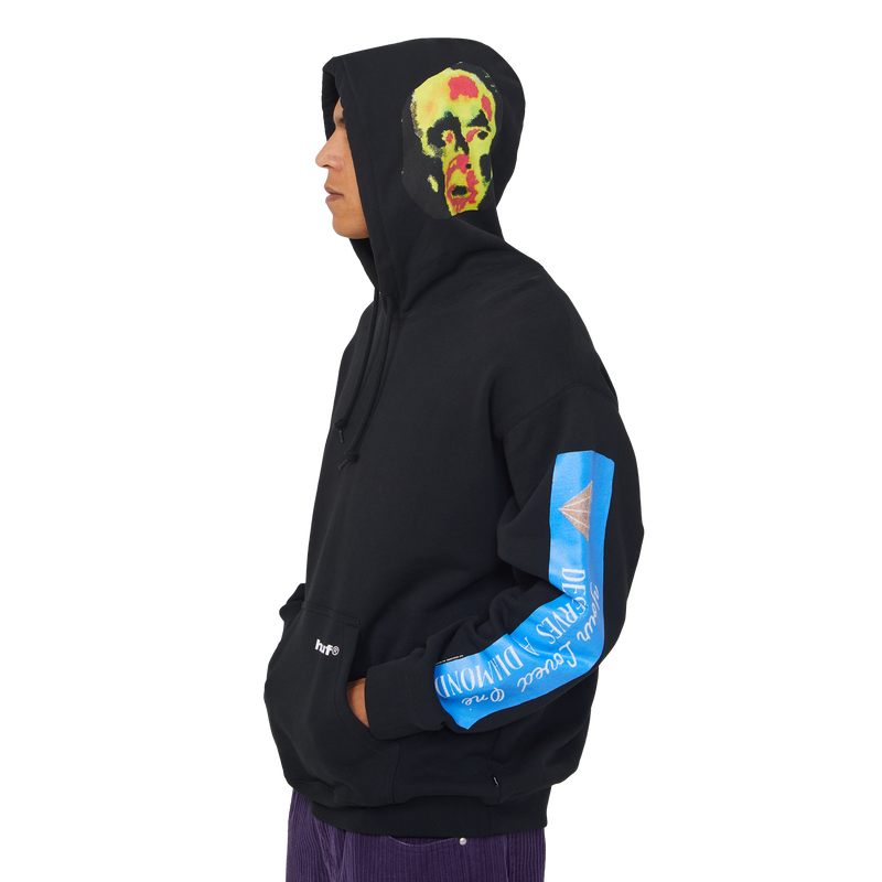 Huf Gimme The Loot Pullover Hoodie Black