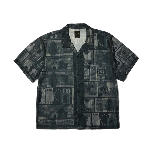 Huf Global Currency Lace Shirt Black