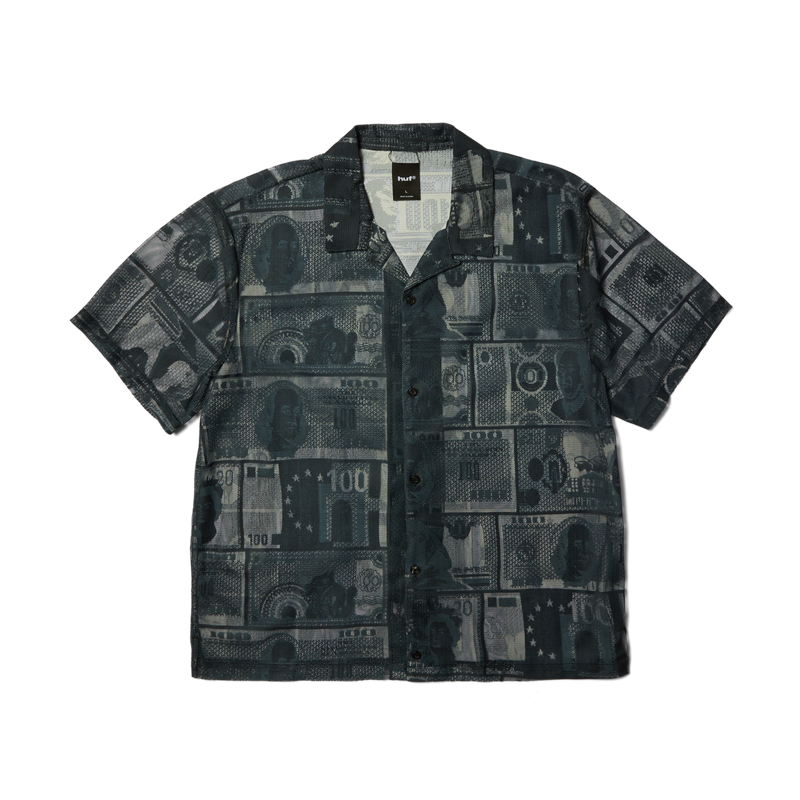Huf Global Currency Lace Shirt Black