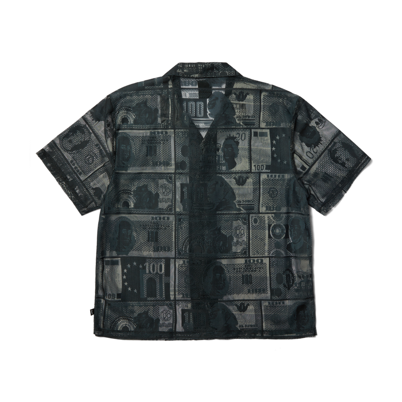 Huf Global Currency Lace Shirt Black
