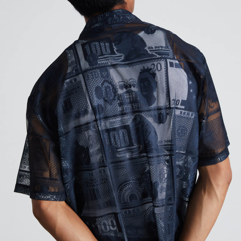 Huf Global Currency Lace Shirt Black
