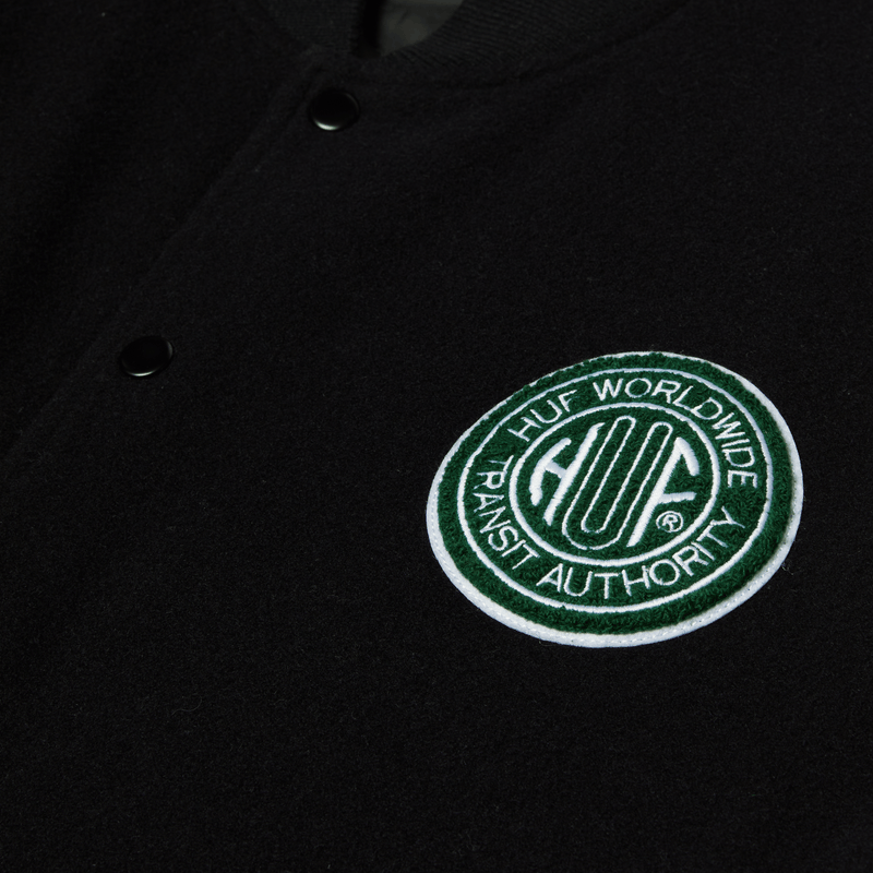 HUF Global Transit Varsity Jacket Navy