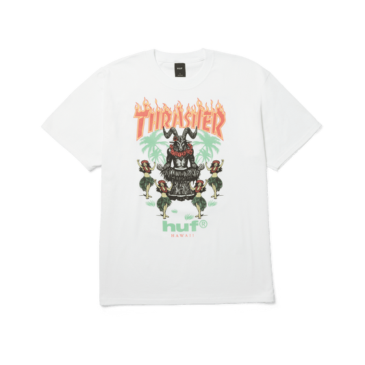 HUF x Thrasher Goat Luau T-Shirt - White