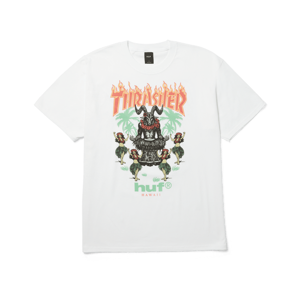 HUF x Thrasher Goat Luau T-Shirt - White