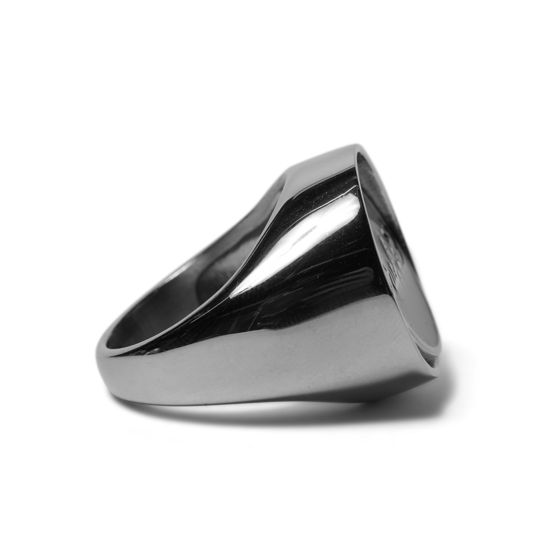 HUF Good Luck Flip Ring Silver