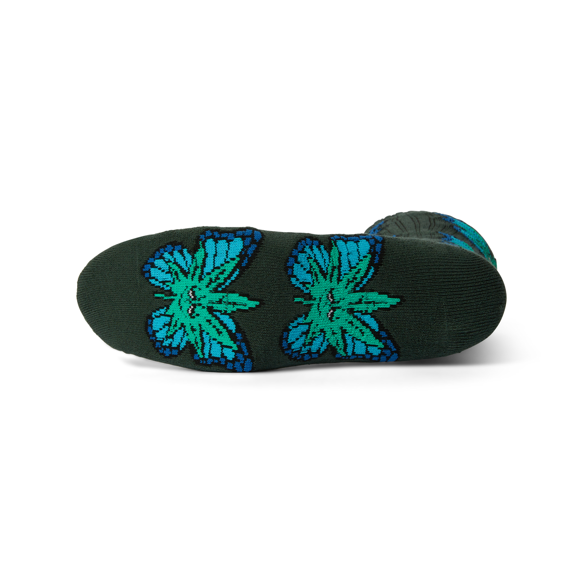 Huf Green Budderfly Sock Forest Green