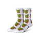Huf Green Budderfly Sock White