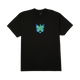 Huf Green Budderfly T-Shirt Black