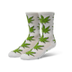 Huf Green Buddy Crew Sock White