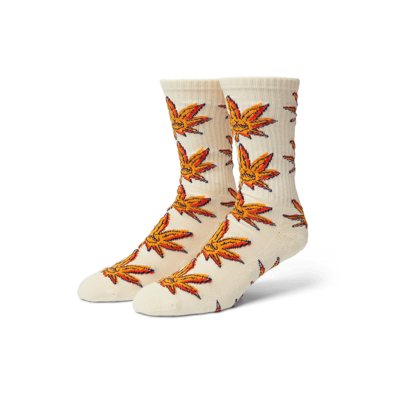 Huf Green Buddy Doodle Sock Natural