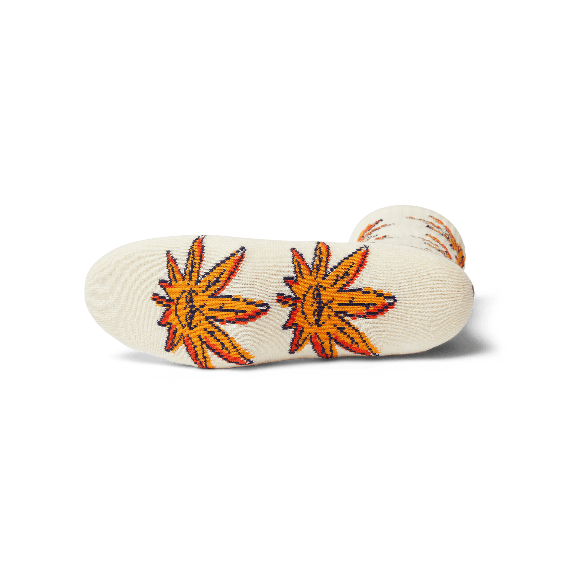 Huf Green Buddy Doodle Sock Natural