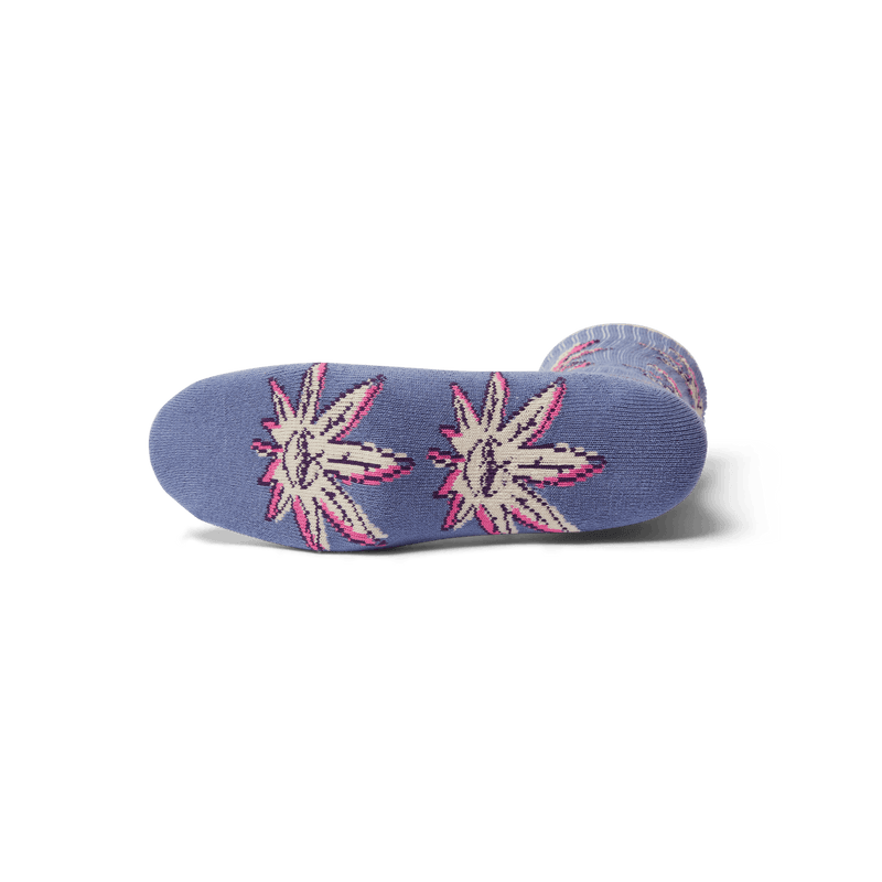 Huf Green Buddy Doodle Sock Purple