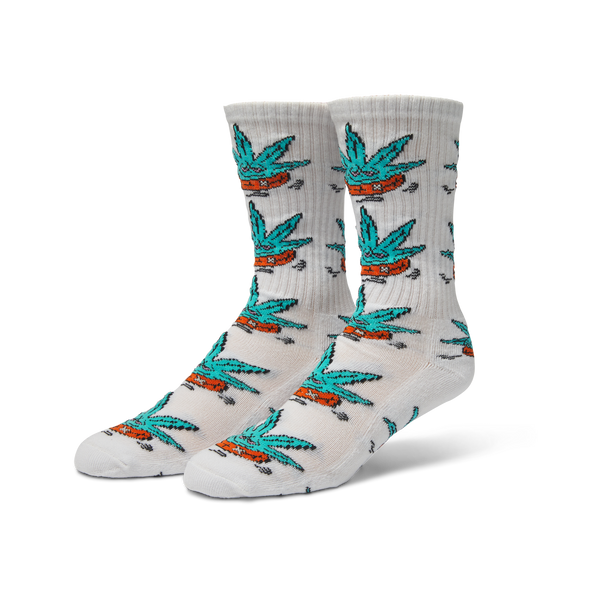 Green Buddy Floatie Crew Sock