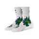HUF Green Buddy Hypnosis Sock White