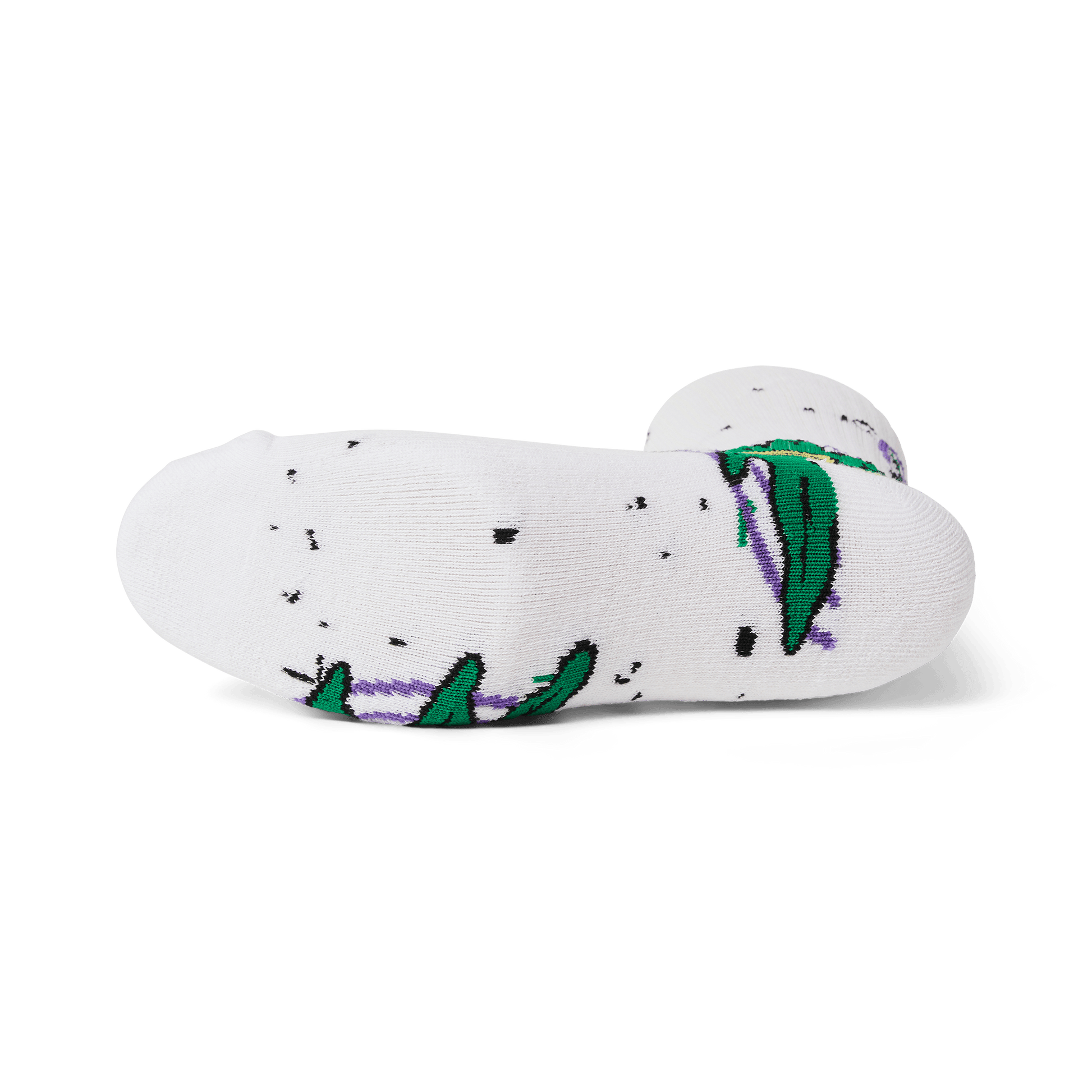 HUF Green Buddy Hypnosis Sock White