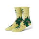 HUF Green Buddy Hypnosis Sock Yellow