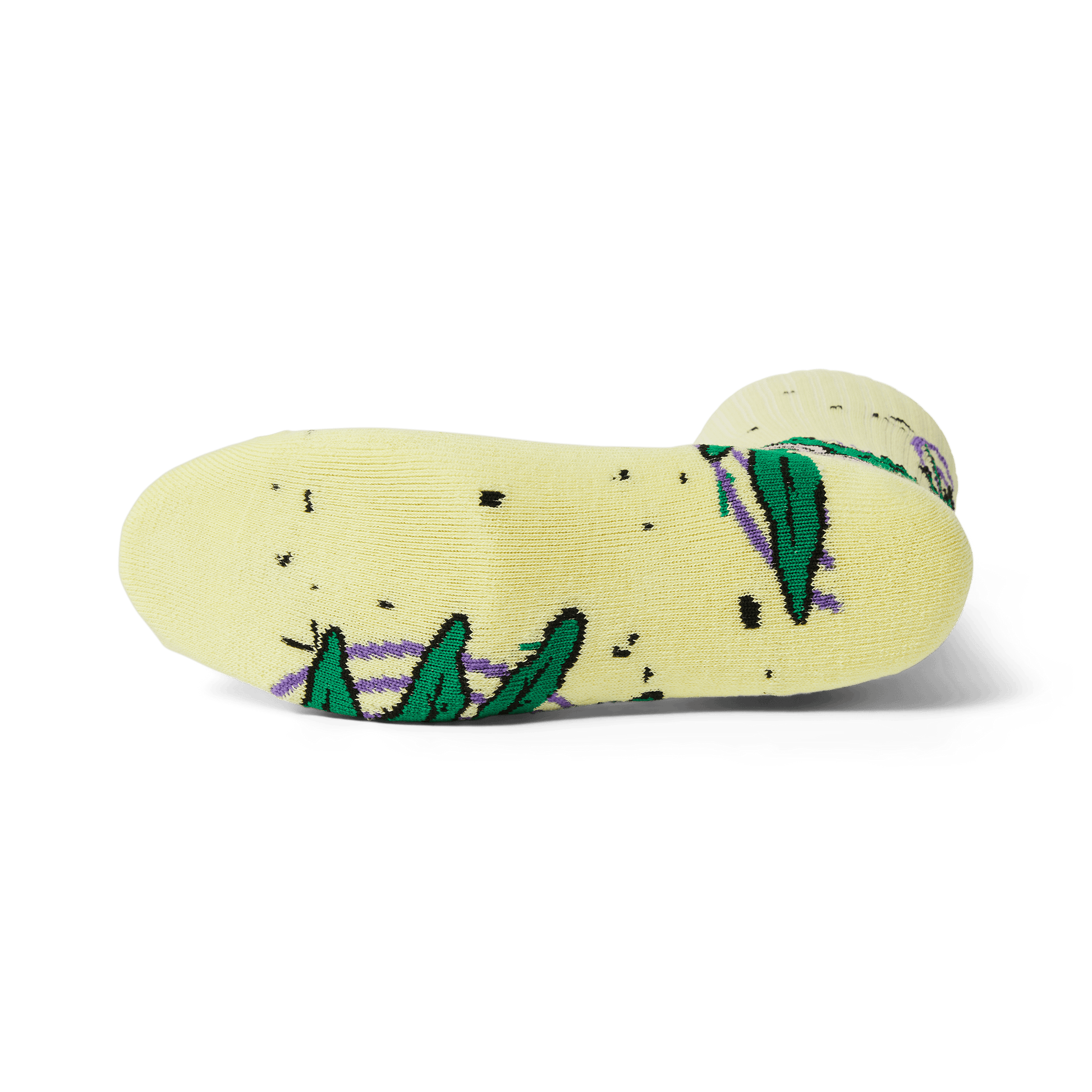 HUF Green Buddy Hypnosis Sock Yellow