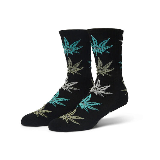 Green Buddy Meditation Sock Black