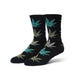 Green Buddy Meditation Sock Black
