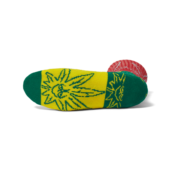 Green Buddy Pop Art Crew Sock