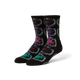 Huf Green Buddy Snow Angel Sock Black