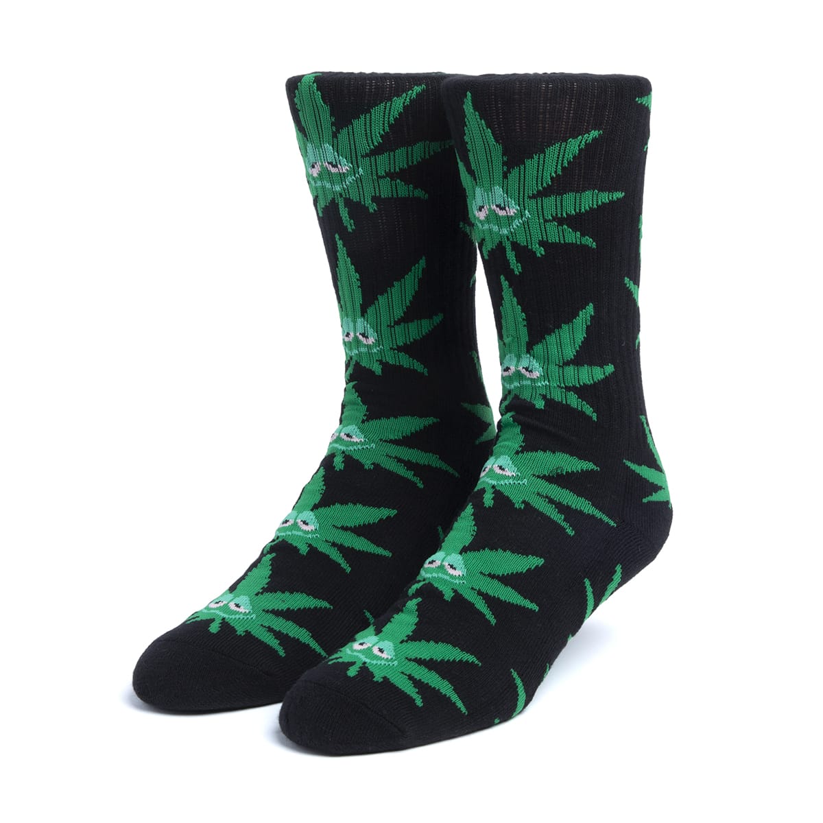 Huf Green Buddy SockBlack
