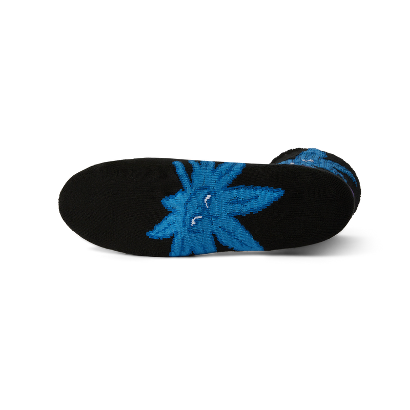 Huf Green Buddy Star Sign Sock Black