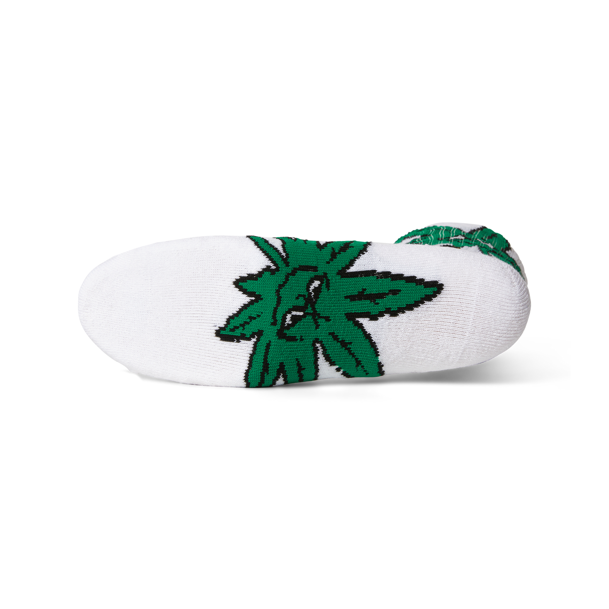 Huf Green Buddy Star Sign Sock White