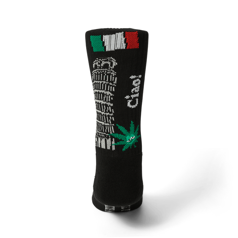 HUF Green Buddy Tourist Sock Black