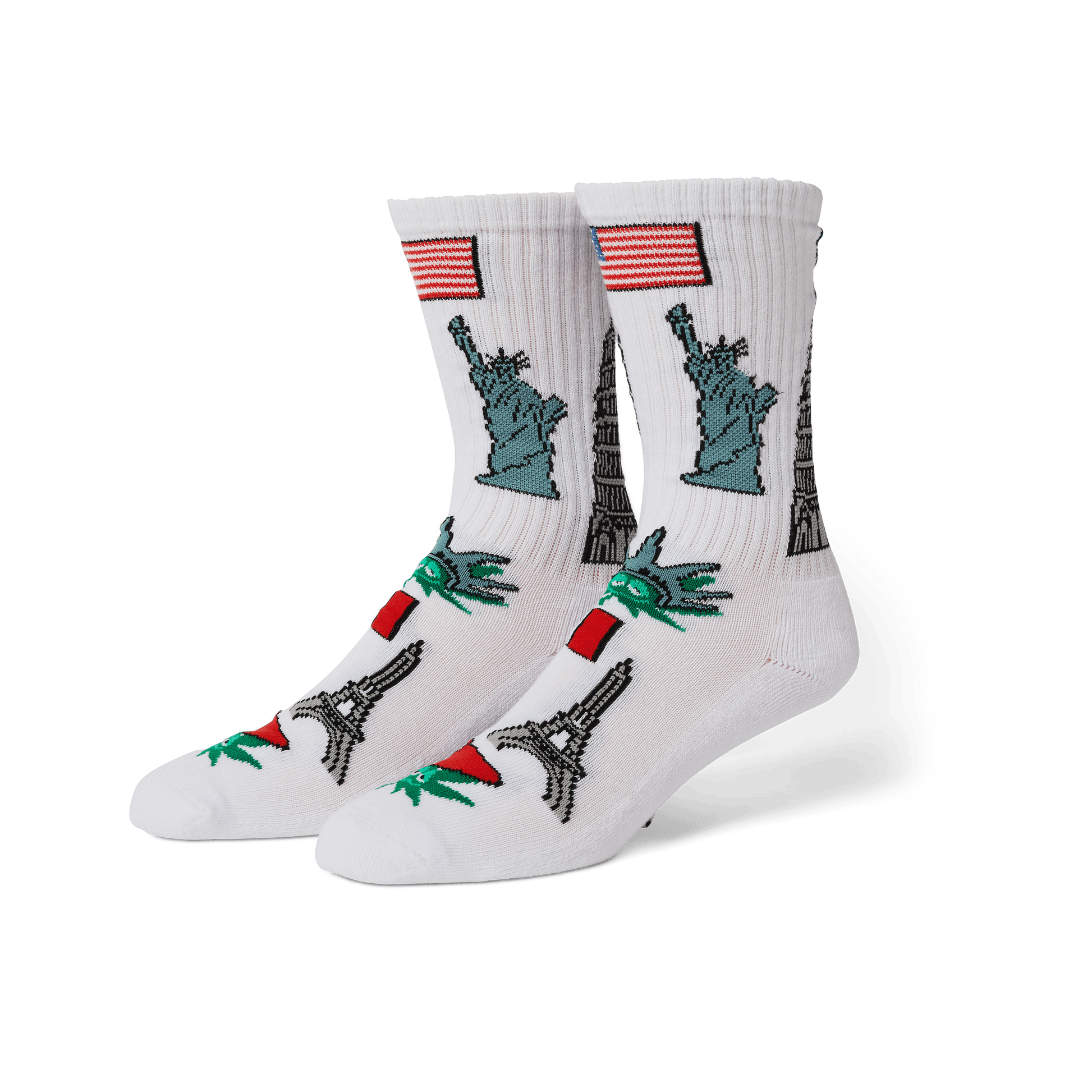 HUF Green Buddy Tourist Sock White