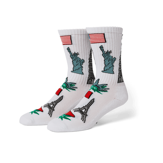 HUF Green Buddy Tourist Sock White