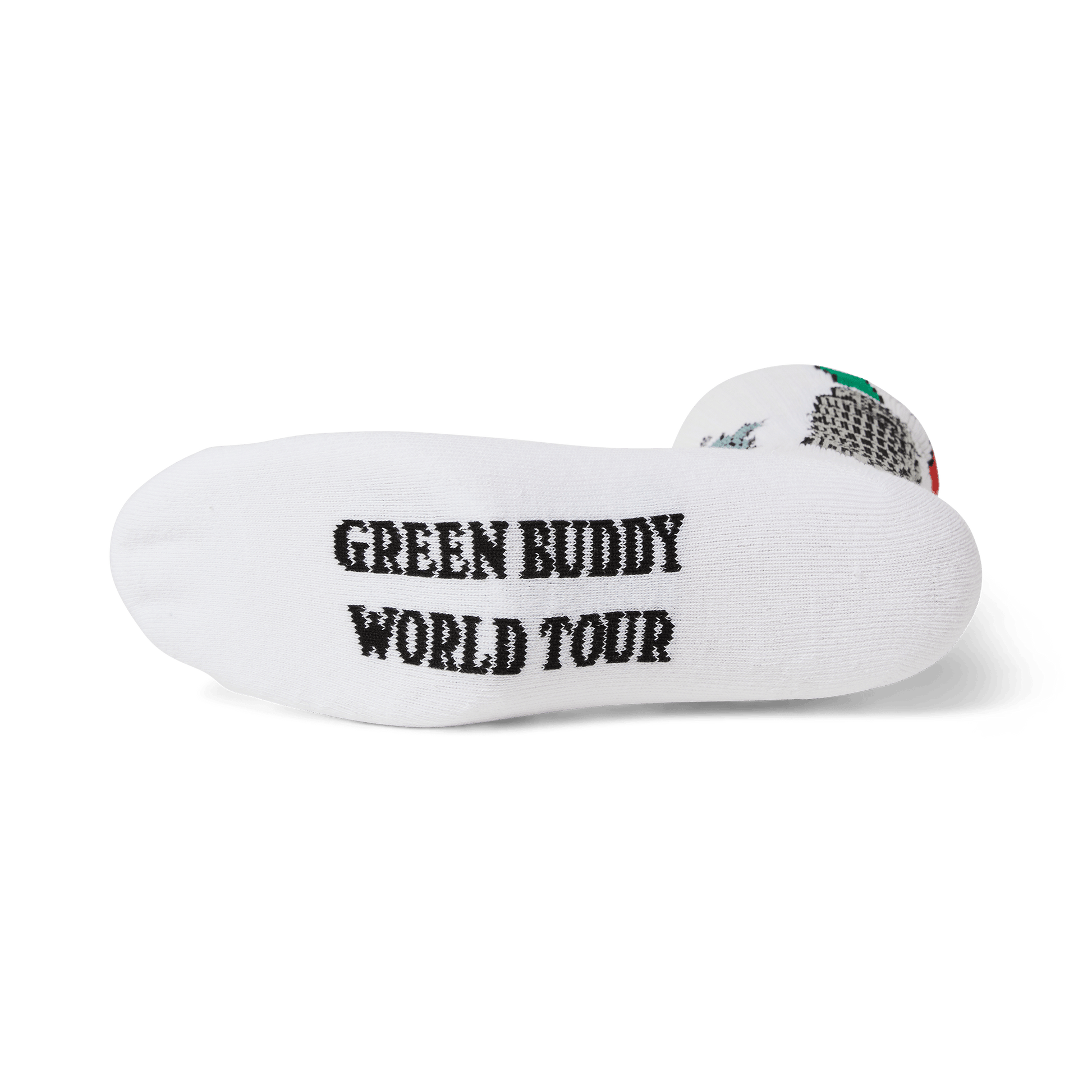 HUF Green Buddy Tourist Sock White