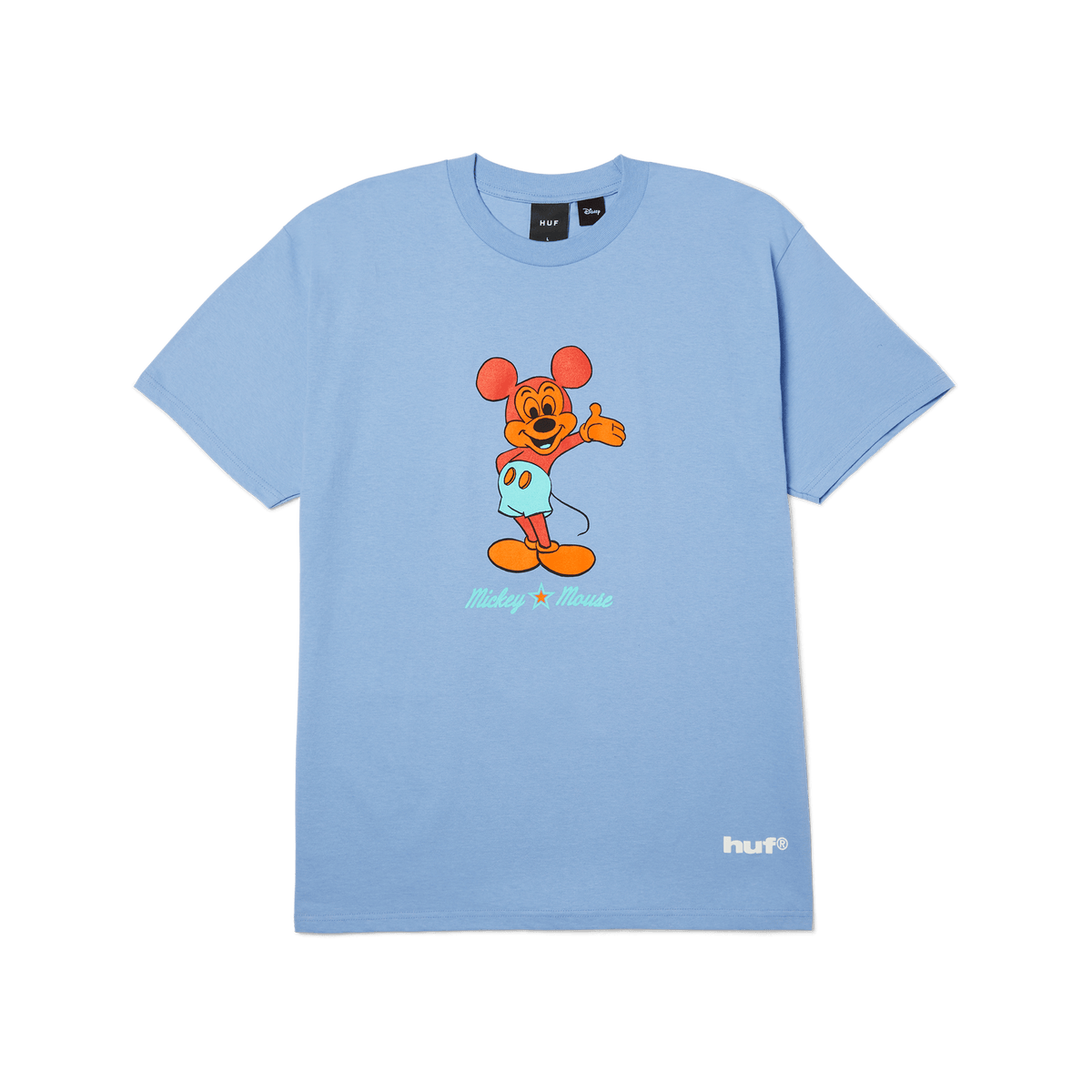 Disney Huf Mickey Greeting T Shirt Ts02720 - Digital Violet
