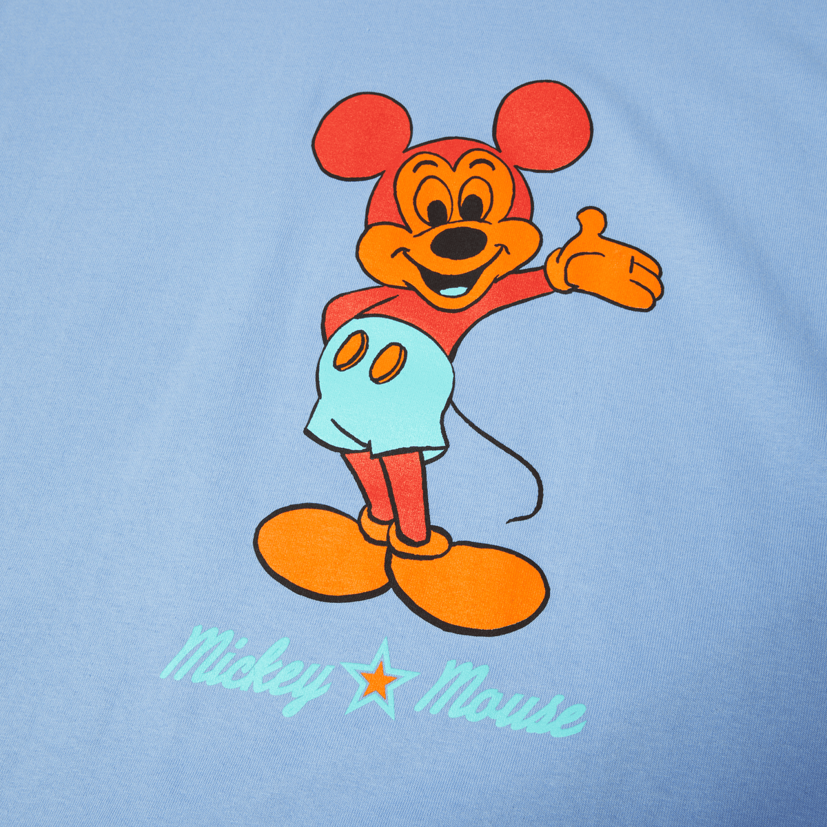 Disney Huf Mickey Greeting T Shirt Ts02720 - Digital Violet