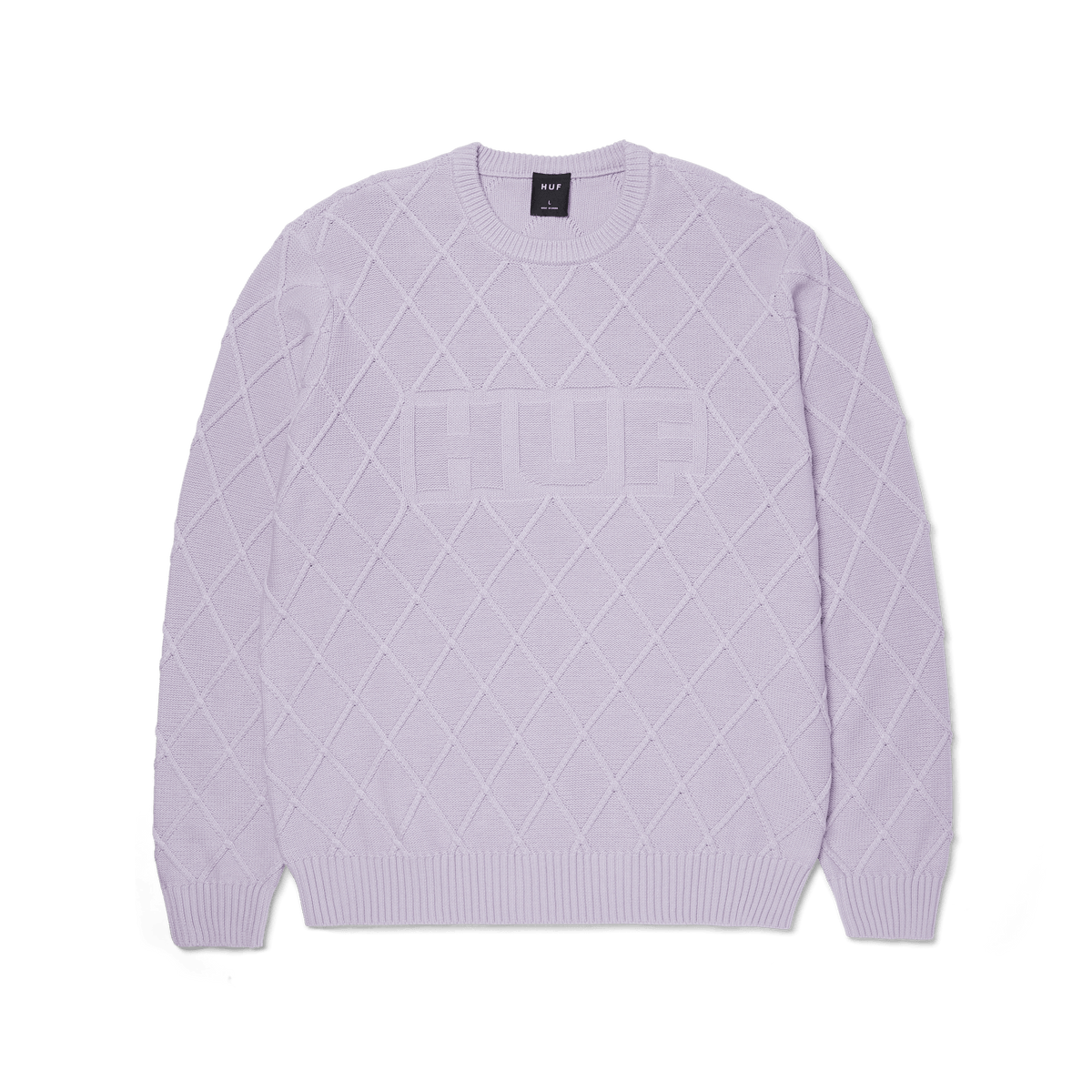 Grid Crewneck Sweater