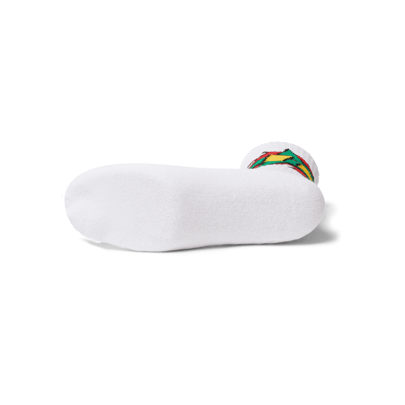Huf H Bit Crew Sock White