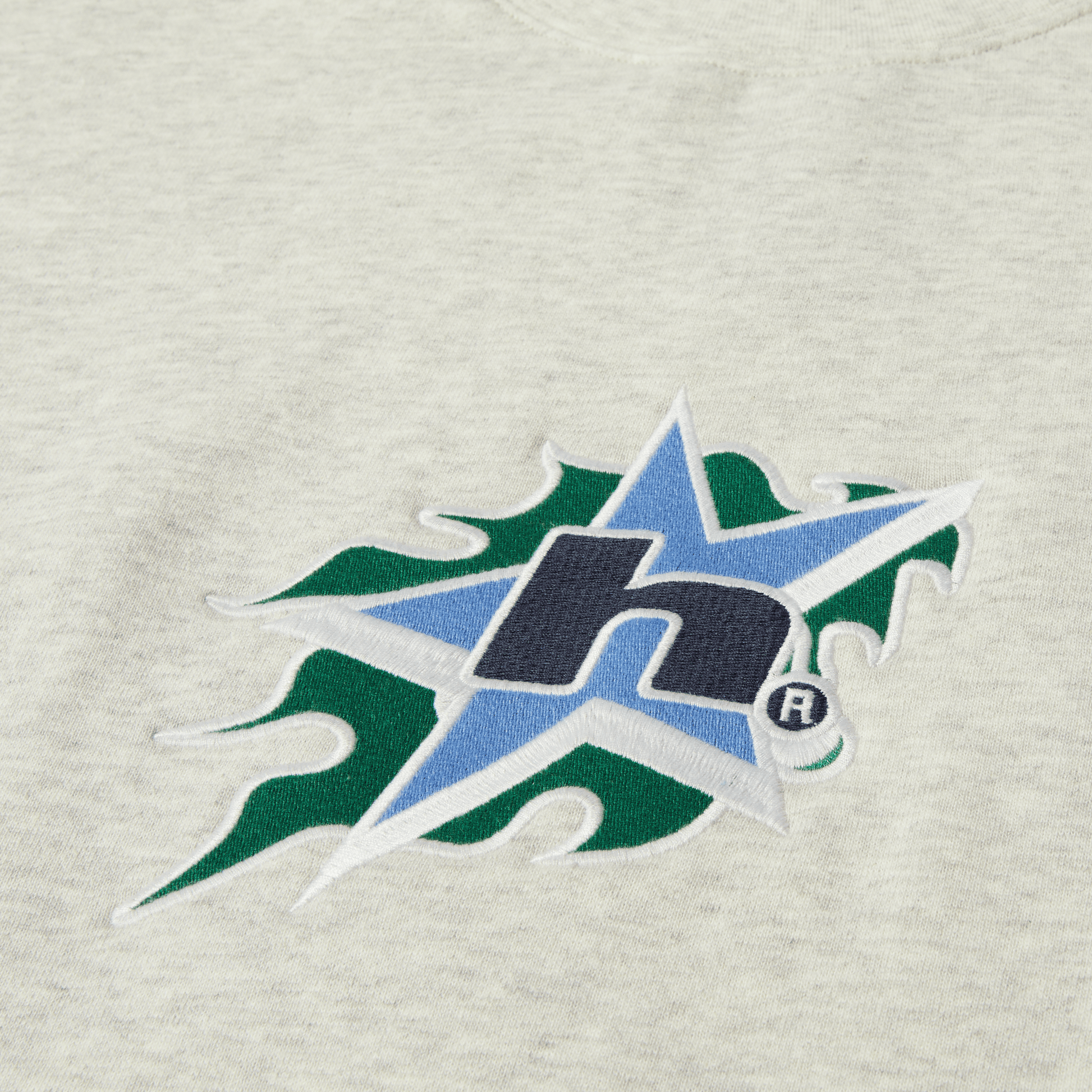 Huf H Bit Crewneck Sweatshirt Ash