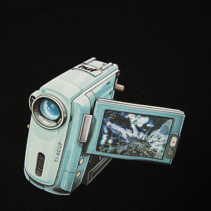 Huf H Cam T-Shirt Black