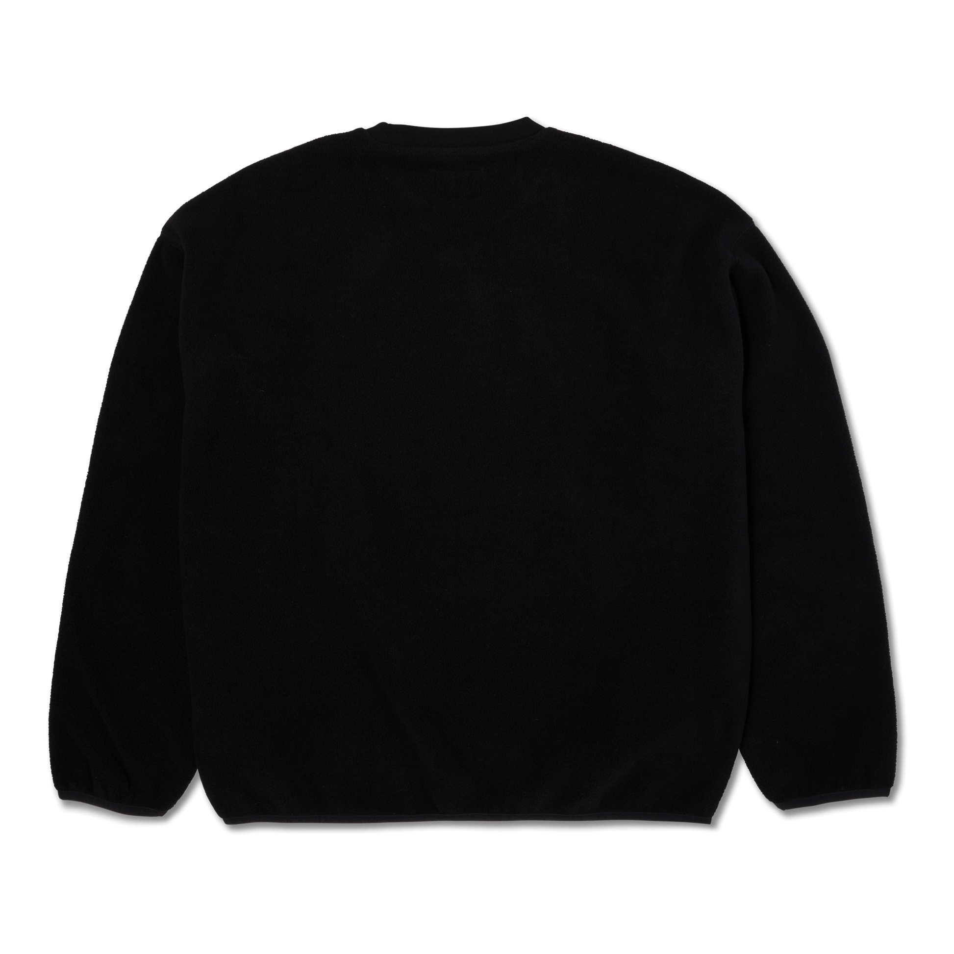 Huf H Dot Polar Fleece Crewneck Sweatshirt Black